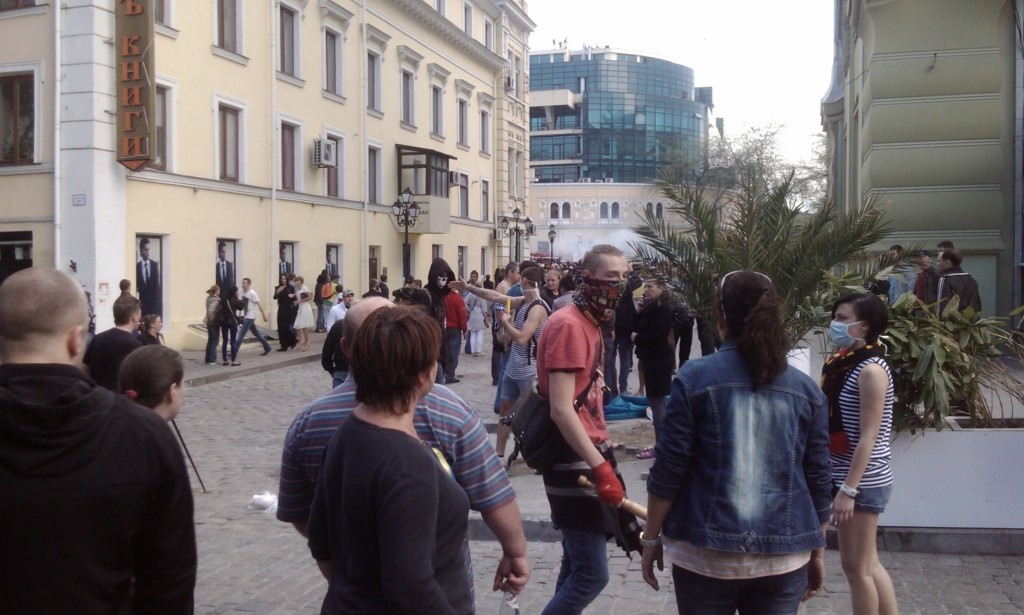 Gatekamper i Odessa 2. mai 2014