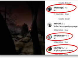 Mistenkelige kontoer sprer tvil om video fra Iran