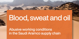 Saudi Aramco er stor sponsor av fotball-VM: Migrantarbeidere i leverandørkjeden deres utnyttes grovt