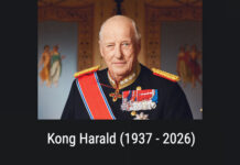 Kong Harald V er død